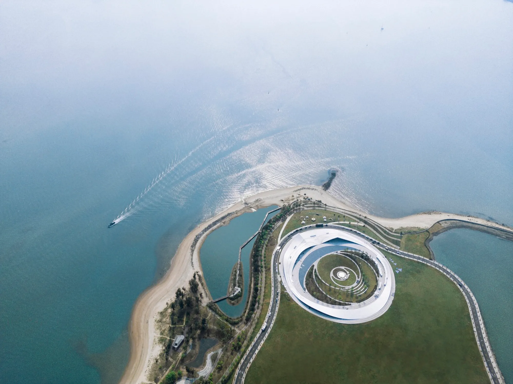 Sky Mountain Haikou Bay No.6 High Standard Seaside Station by Sou Fujimoto Architects