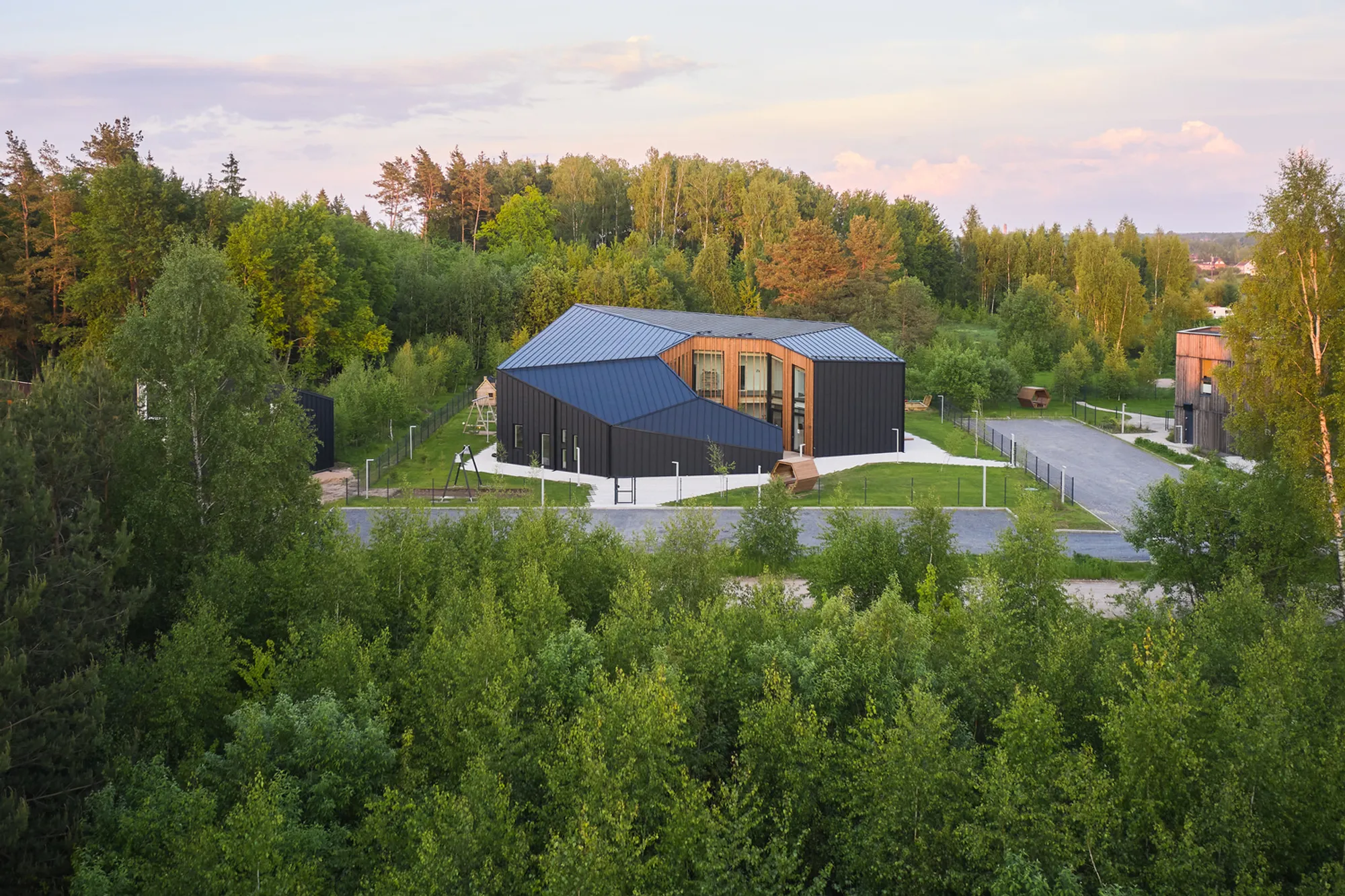 Kindergarten in Vilnius by NG Architects: A Nature-Inspired Learning Environment