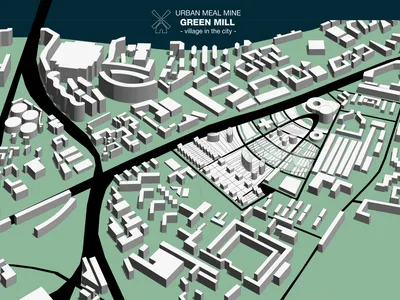 Green Mill: An Agrocluster That Weaves Food Production into the Urban Fabric