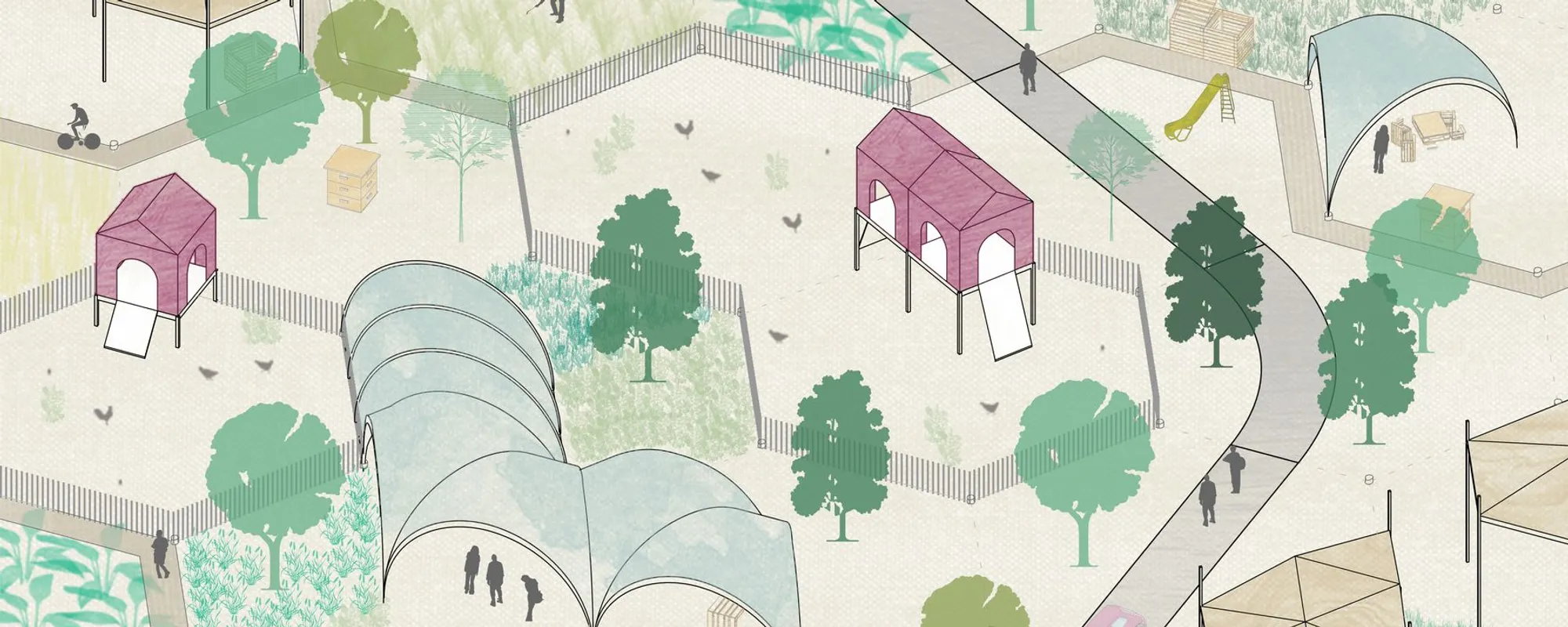 Hivemind: Hexagonal Farming Modules and Serious Gaming on London's South Bank