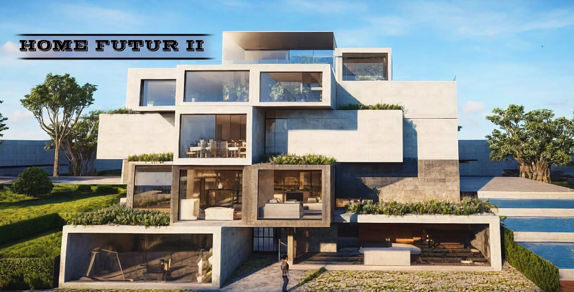 Project Report

A Future Home in New Zealand

This project proposes a visionary model of living where home, work, and nature merge into a single architectural organism.