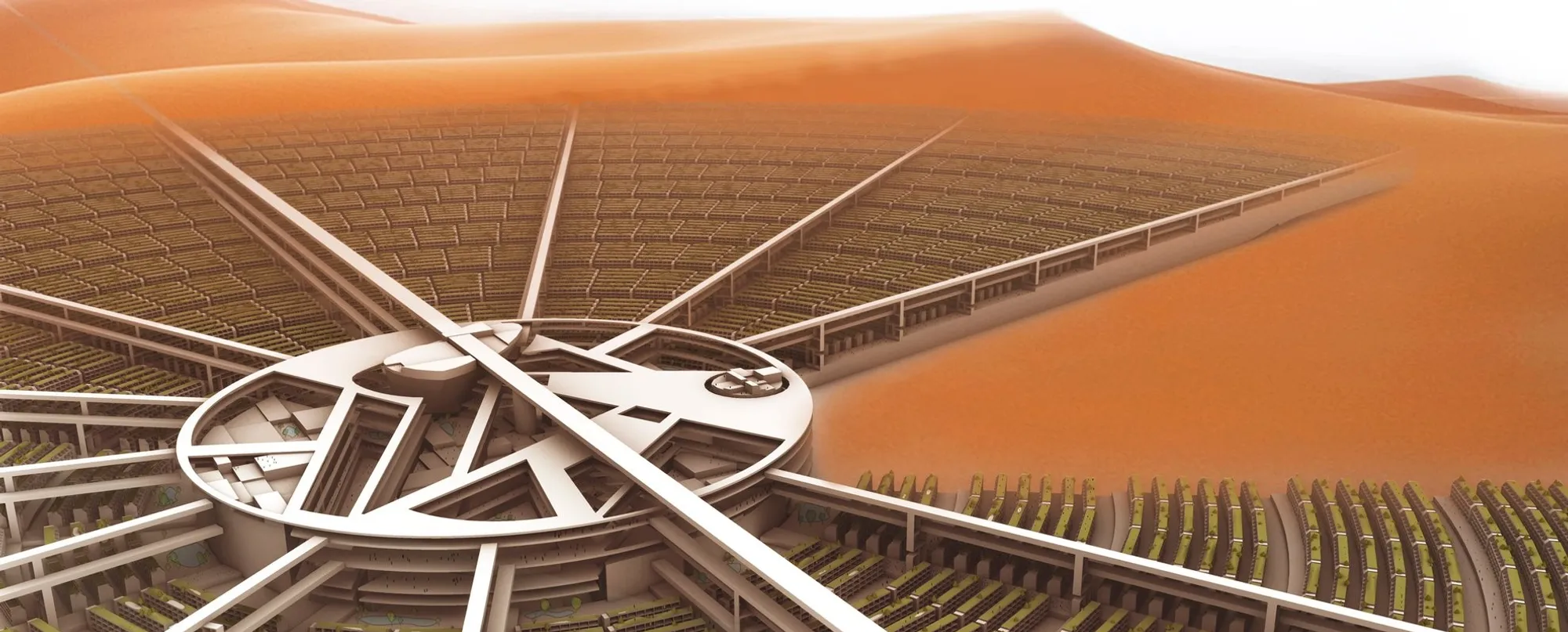 Q-City: A Vision of Sustainable Desert Architecture in the Sahara