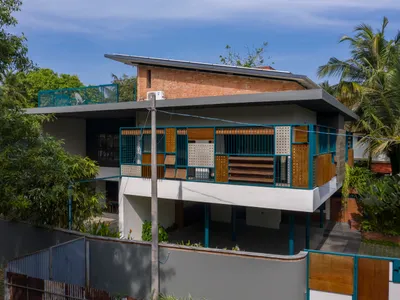 Dr. Mukundan House by RGB Architecture Studio: Flood-Resilient Urban Residence in Kollam, India