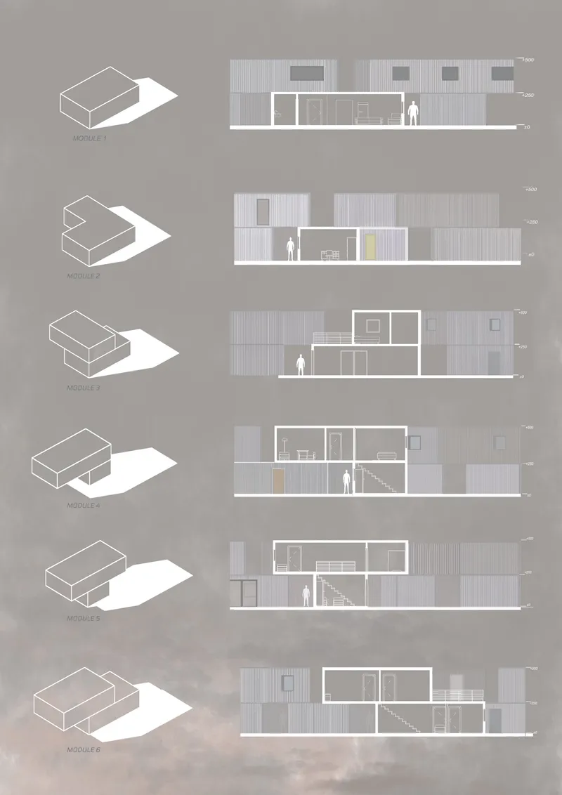 Waterfront perspective highlighting climate-responsive massing and the settlement’s relationship to landscape.