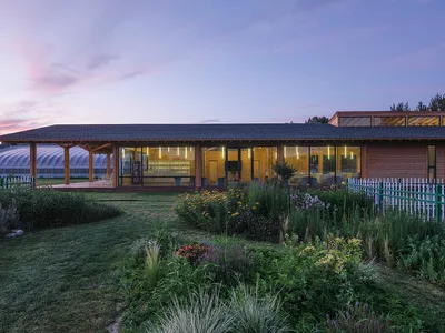 Beijing Shangzhuang Organic Farm Station by hyperSity Architects: A Modern Rural Timber Hub