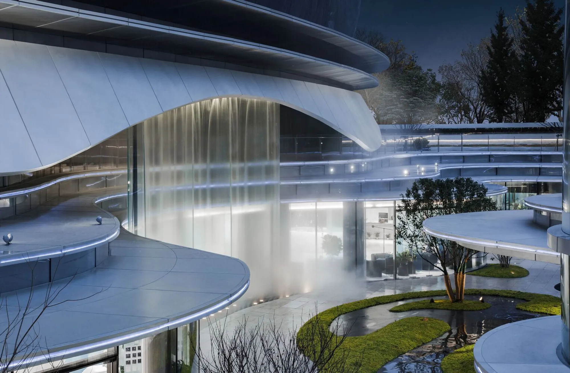 CIFI Sales Center Park Mansion: Harmonizing Architecture with Nature