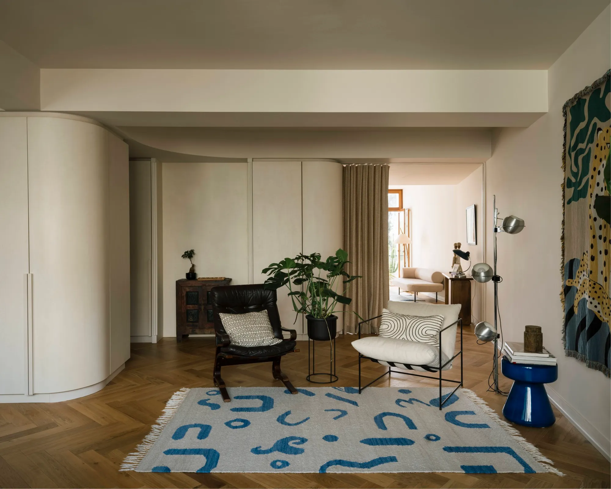Estrela Apartment: Lucky Star | Spacegram: Transforming Lisbon Living with Curves, Light, and Warmth