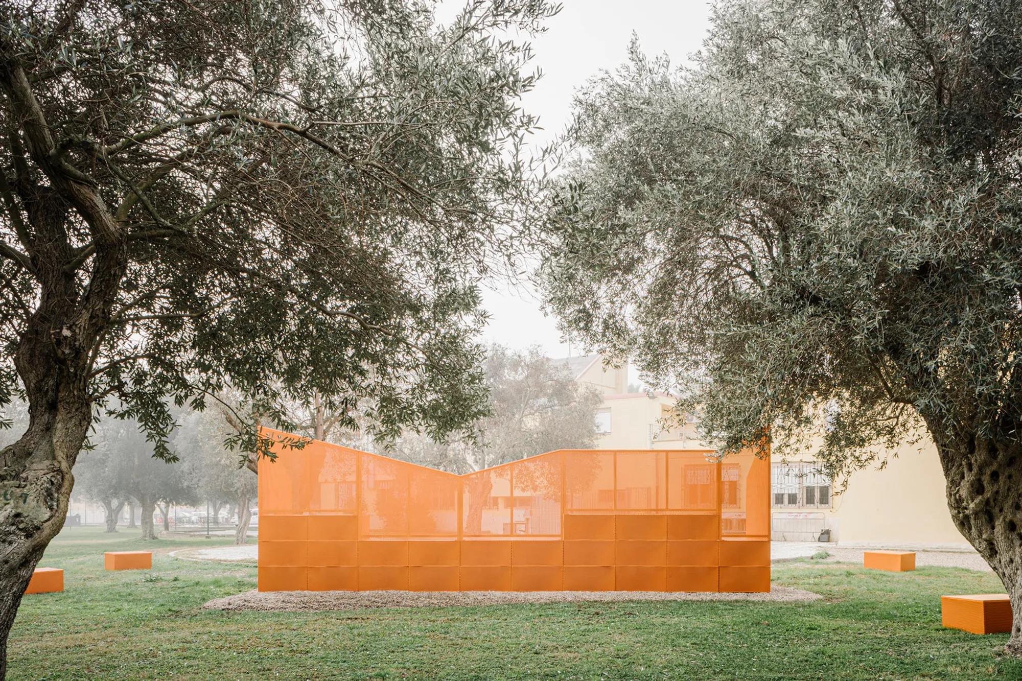 Atobiu Installation by Sardarch: Transforming Uta’s Public Space into a Vibrant Community Hub