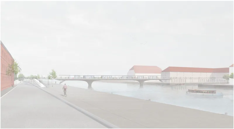 The City Link as a contemporary cycling bridge blending historic context with sustainable urban design.
