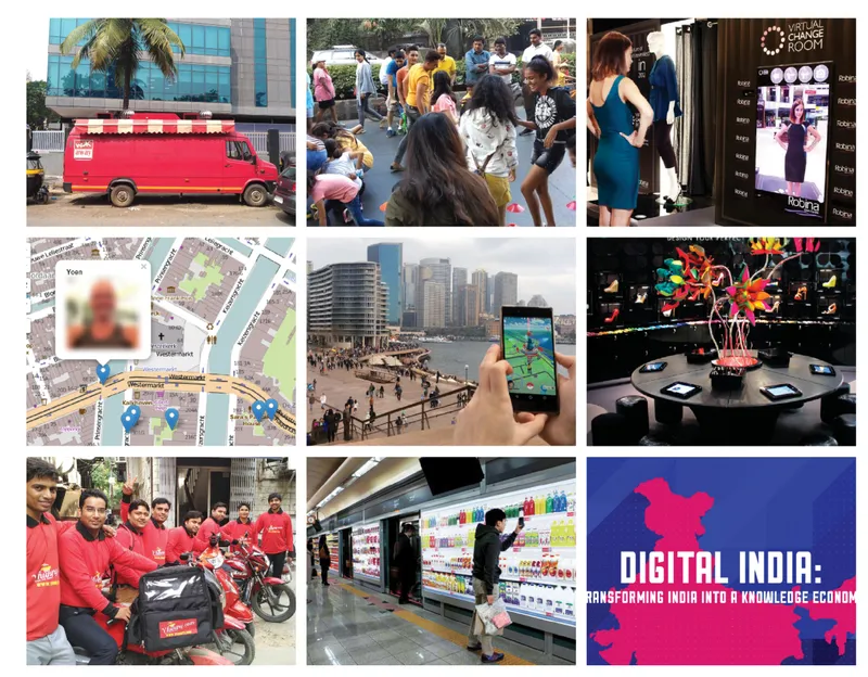 Everyday life shaped by digital networks and smart technologies.