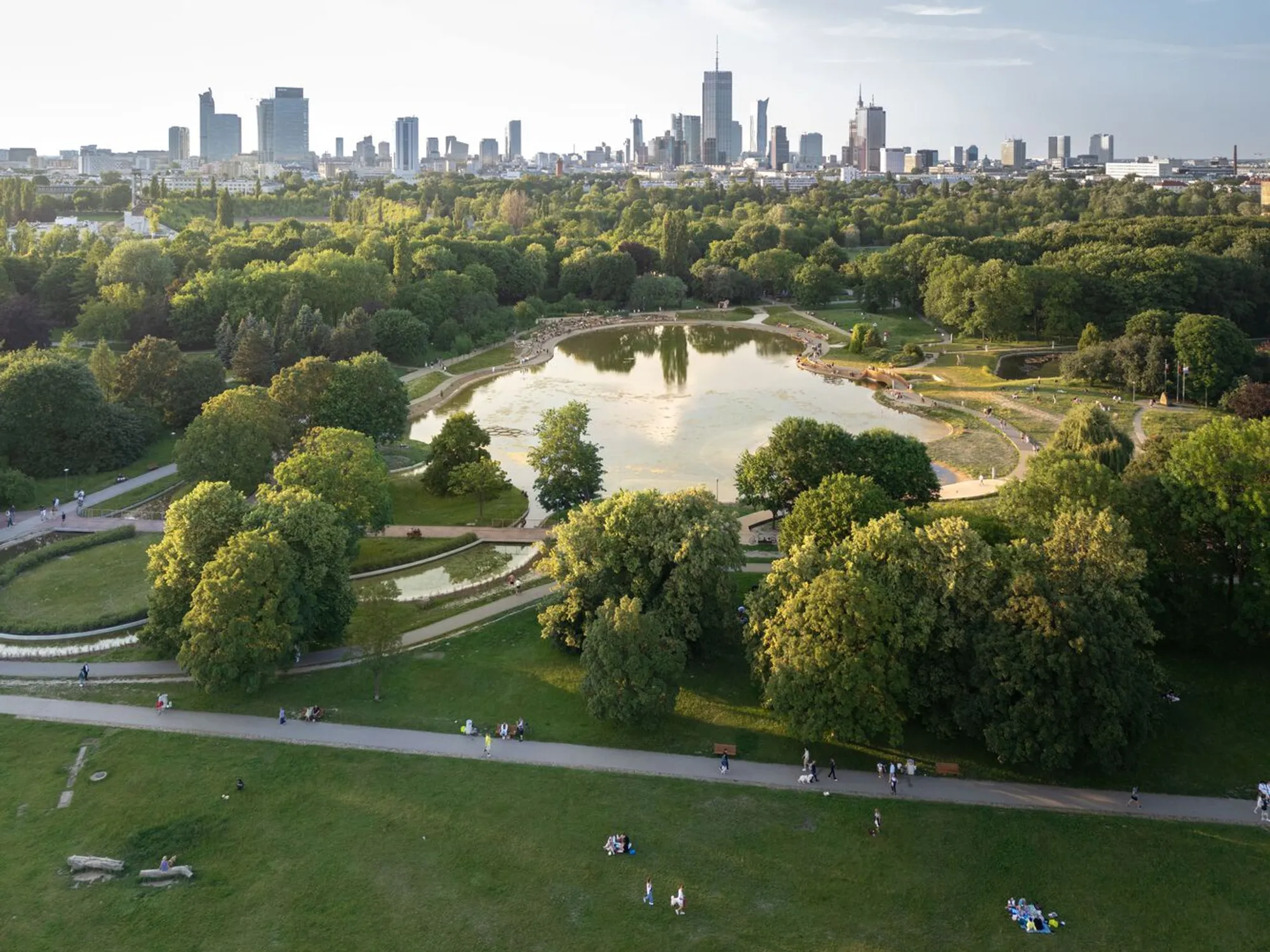 Pole Mokotowskie Park Modernization: A Harmonious Revival by WXCA