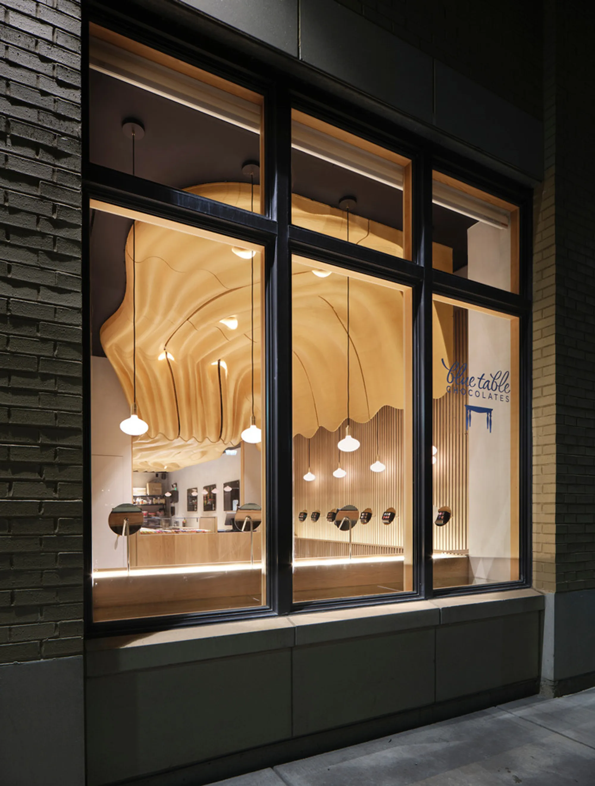 Blue Table Chocolates Workshop and Retail Space by Arch&Type: A Sensory Architecture Experience in Buffalo
