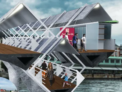 Copenhagen Link: A Sustainable Pedestrian and Bicycle Bridge for the Future of Urban Mobility
