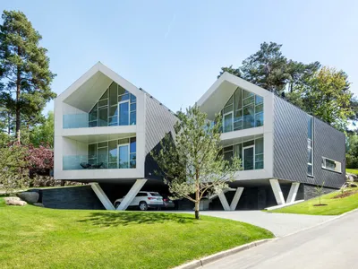 Twin House by ArchLAB Studio: Modern Living in Vilnius’ Historic District