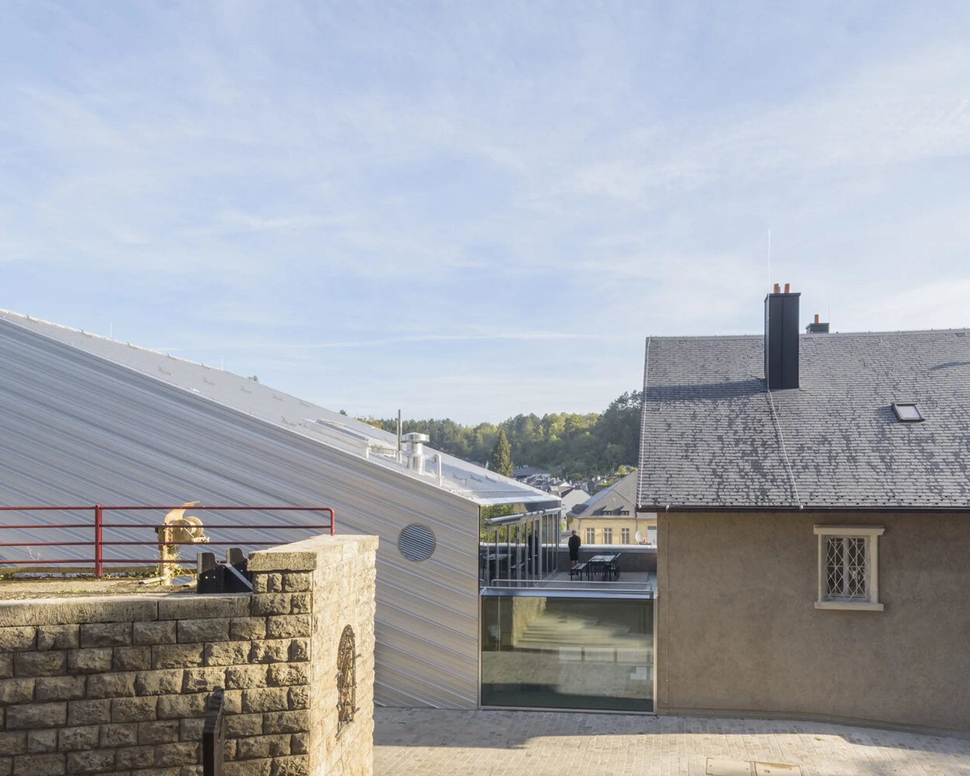 2001 TBSI Wraps a Sculptor's Estate in Rough Aluminum to Build a New Arts Center in Luxembourg