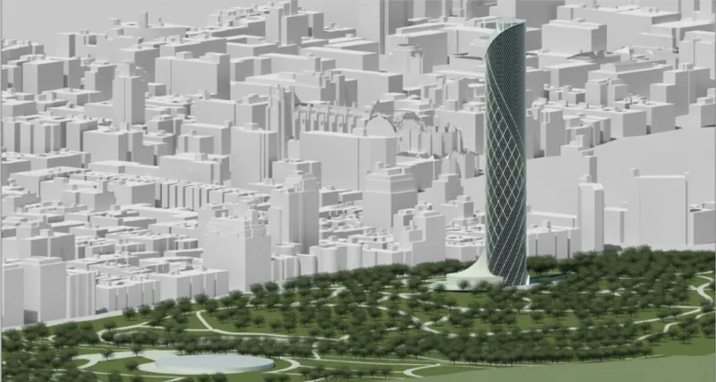 A new cultural landmark emerges above the park canopy, redefining Manhattan’s Upper West skyline.