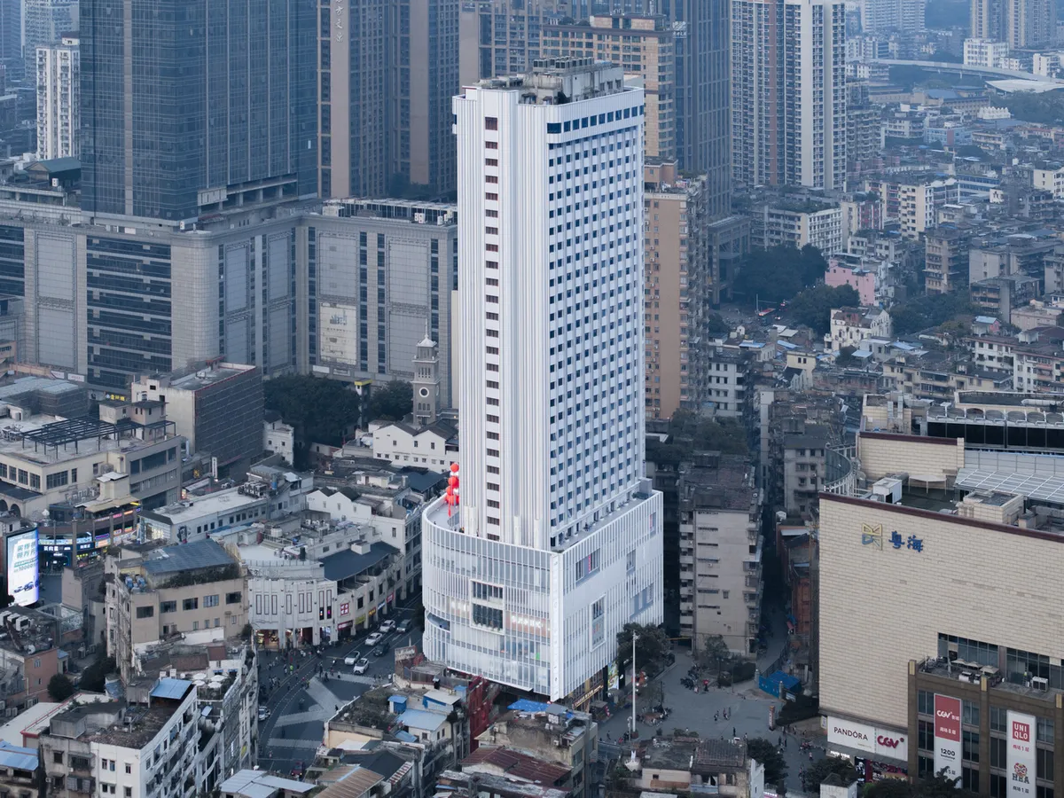 Beijing Road Yue Chao Lou Shopping Center by Atelier cnS: CICADA ART