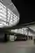This architectural photograph showcases the interior of an industrial building with a modern design.