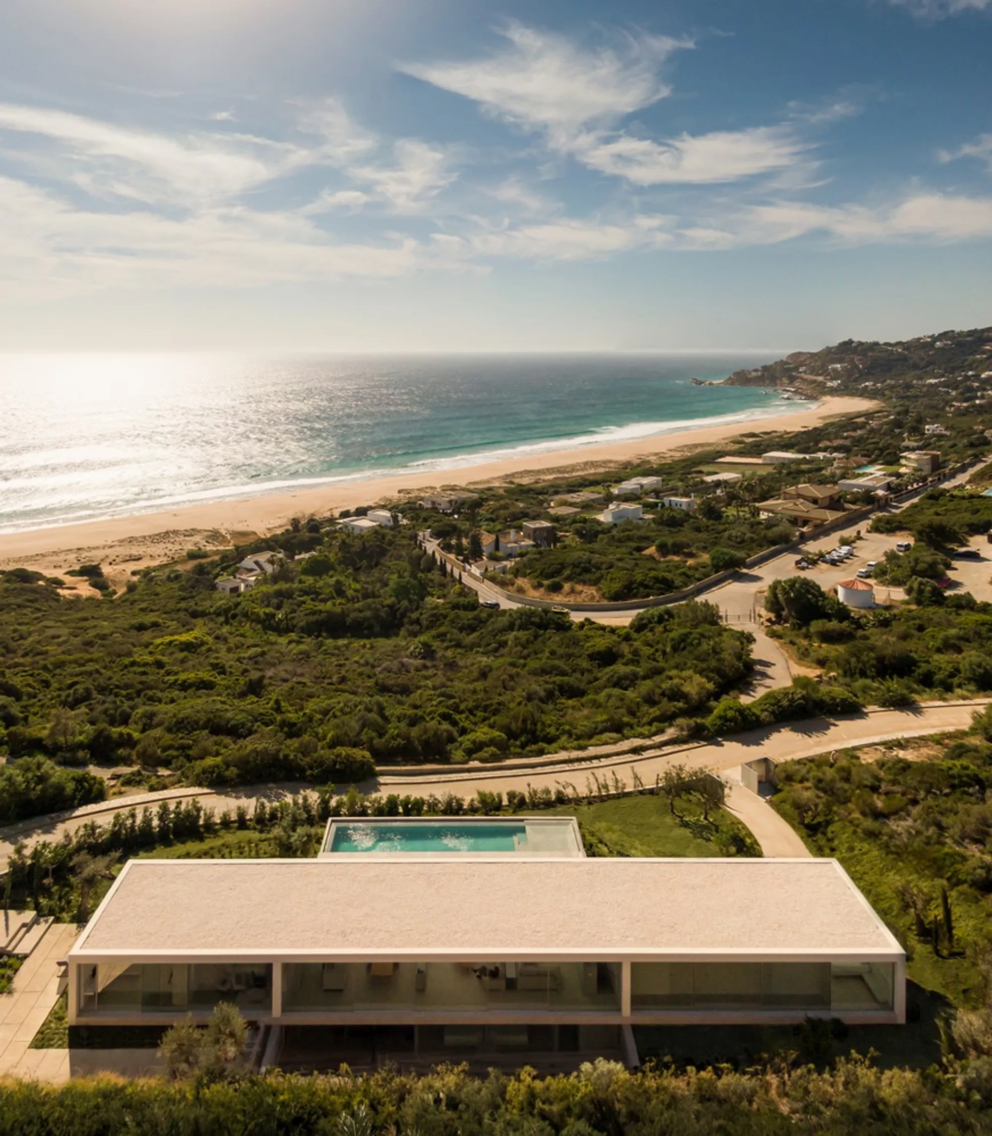 House in the Air by Fran Silvestre Arquitectos: Elevating Contemporary Living in Tarifa, Spain