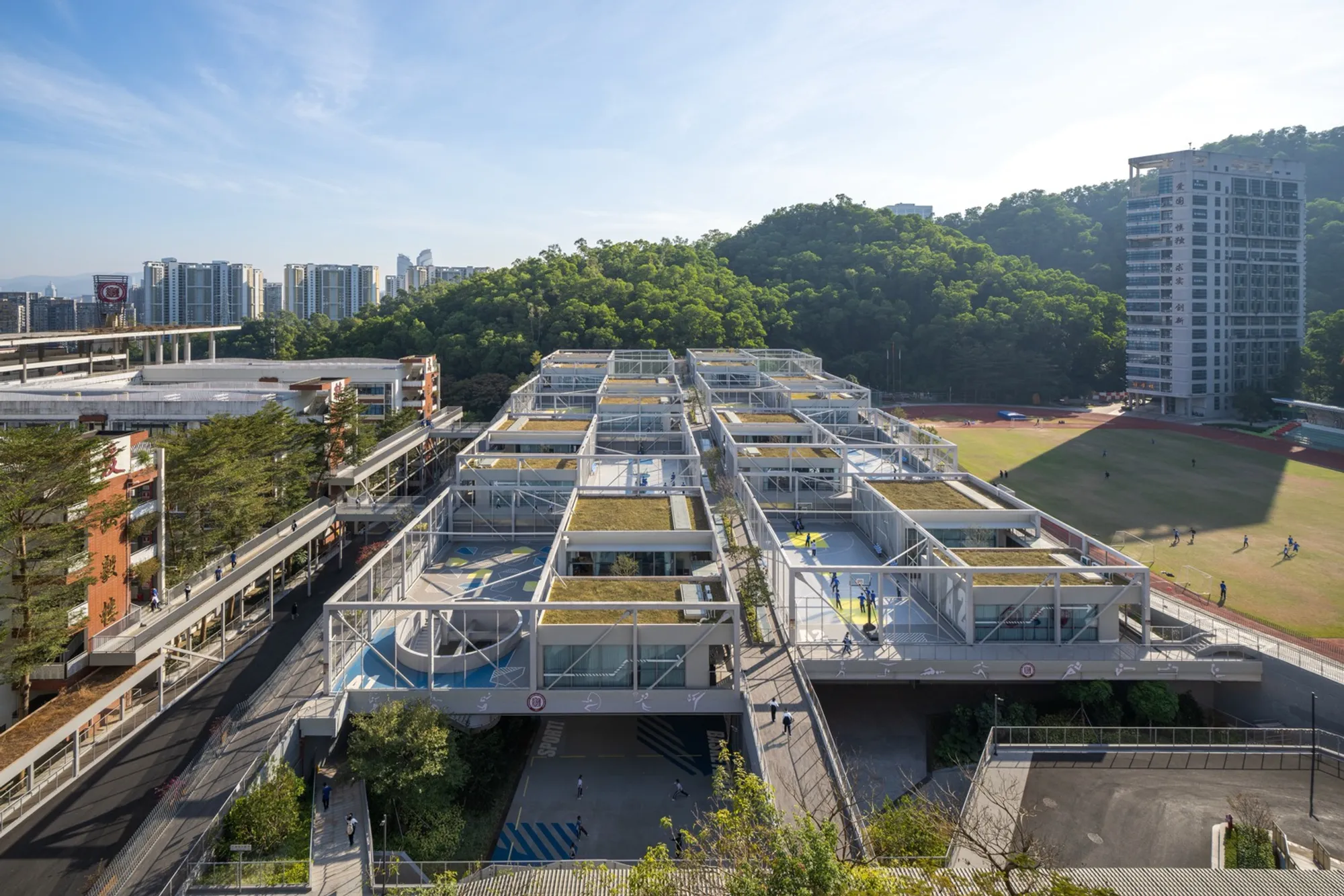 Integrated Arts and Sports Hub at Hongling High School: A New Benchmark in Educational Architecture