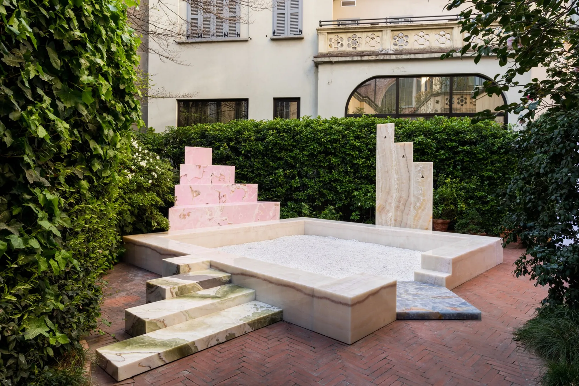 Beyond the Surface Installation by OMA: A Journey Through Stone at Milan Design Week 2023