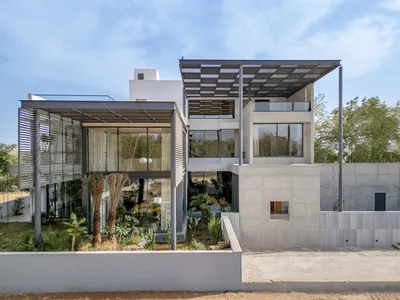 Enso Villa by The Grid Architects: A Zen-Inspired Urban Retreat in Ahmedabad