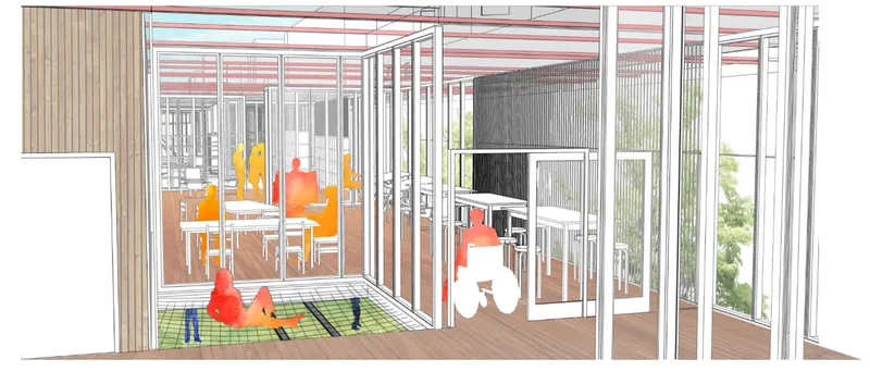 Fabrication lab enabling hands-on production within the adaptive reuse architecture ecosystem.