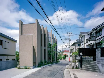 House in Okamoto by FujiwaraMuro Architects: Innovative Residential Design on a Narrow Site