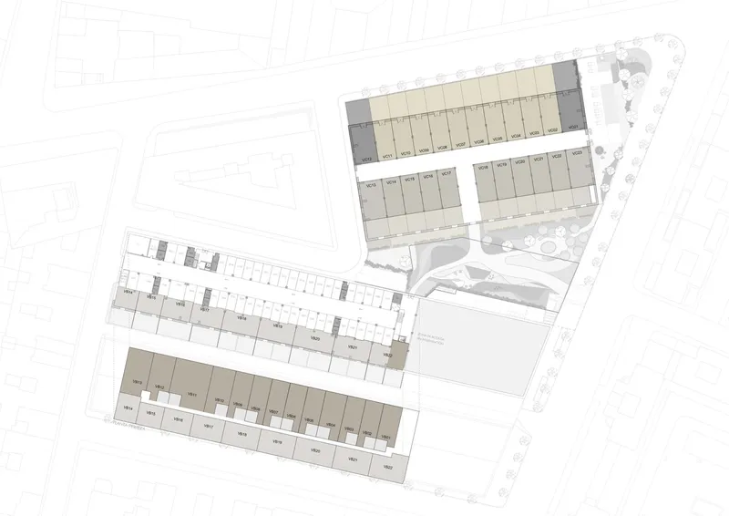 Schematic site plan