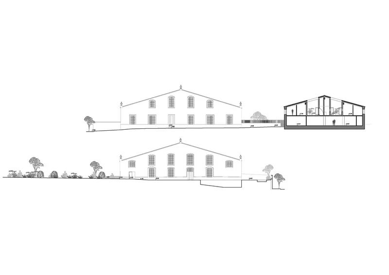 Elevations and sections