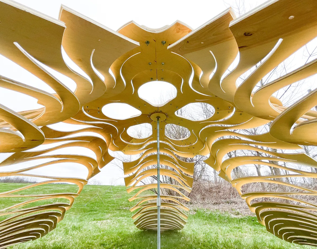 FLIM-FLAMS: Innovative Self-Assembling Timber Shells by Neal Lucas Hitch