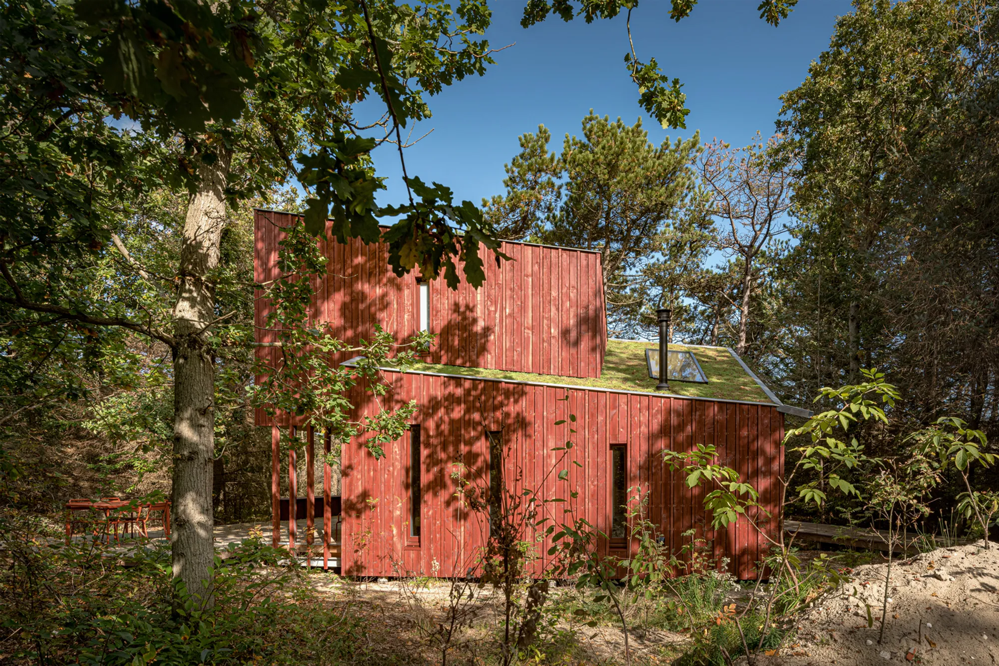 Refuge Forest Cabin Vlieland: A Contemporary Woodland Retreat by Studio Brandvries