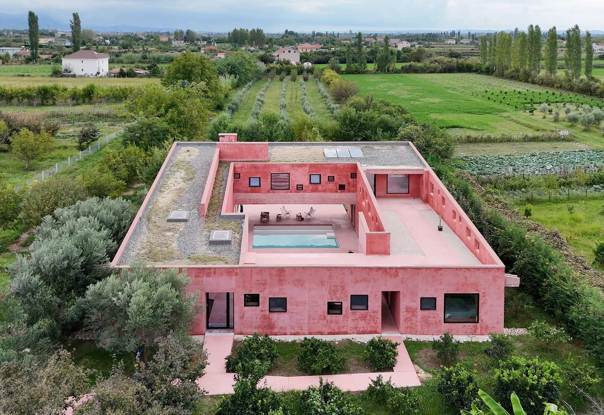 Red House by Pacarizi Studio, Ishull-Lezhë, Albania