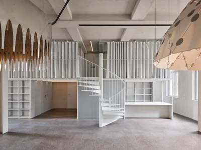 Apartment Rungestrasse Adaptive Reuse Project by FAR frohn&rojas in Berlin