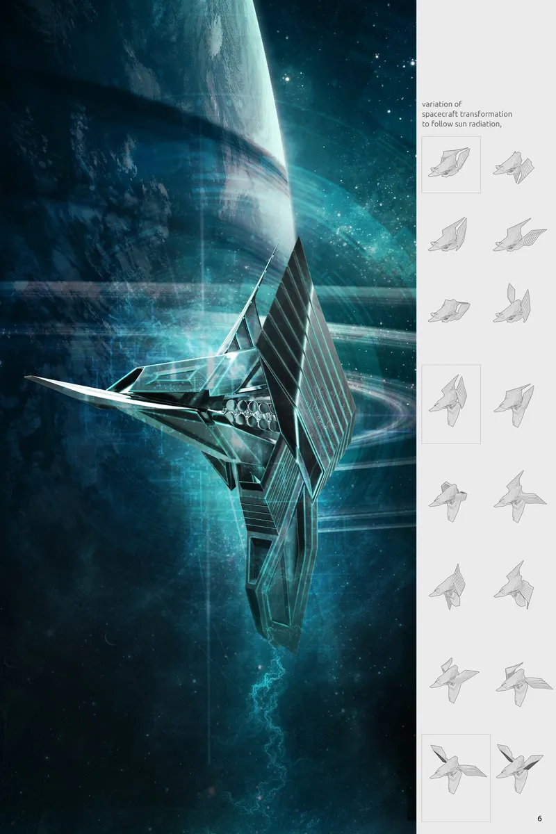 Kinetic form responds to planetary radiation, aligning structure with solar intensity.