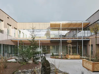 Intergenerational Care Center Knittelfeld by Dietger Wissounig Architekten