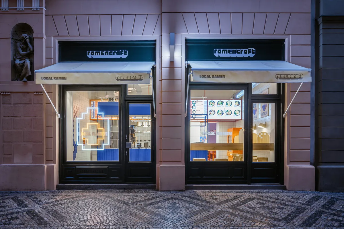 Ramencraft Restaurant by SOA Architekti: Where Japanese Tradition Meets 8-Bit Pop Culture in Prague