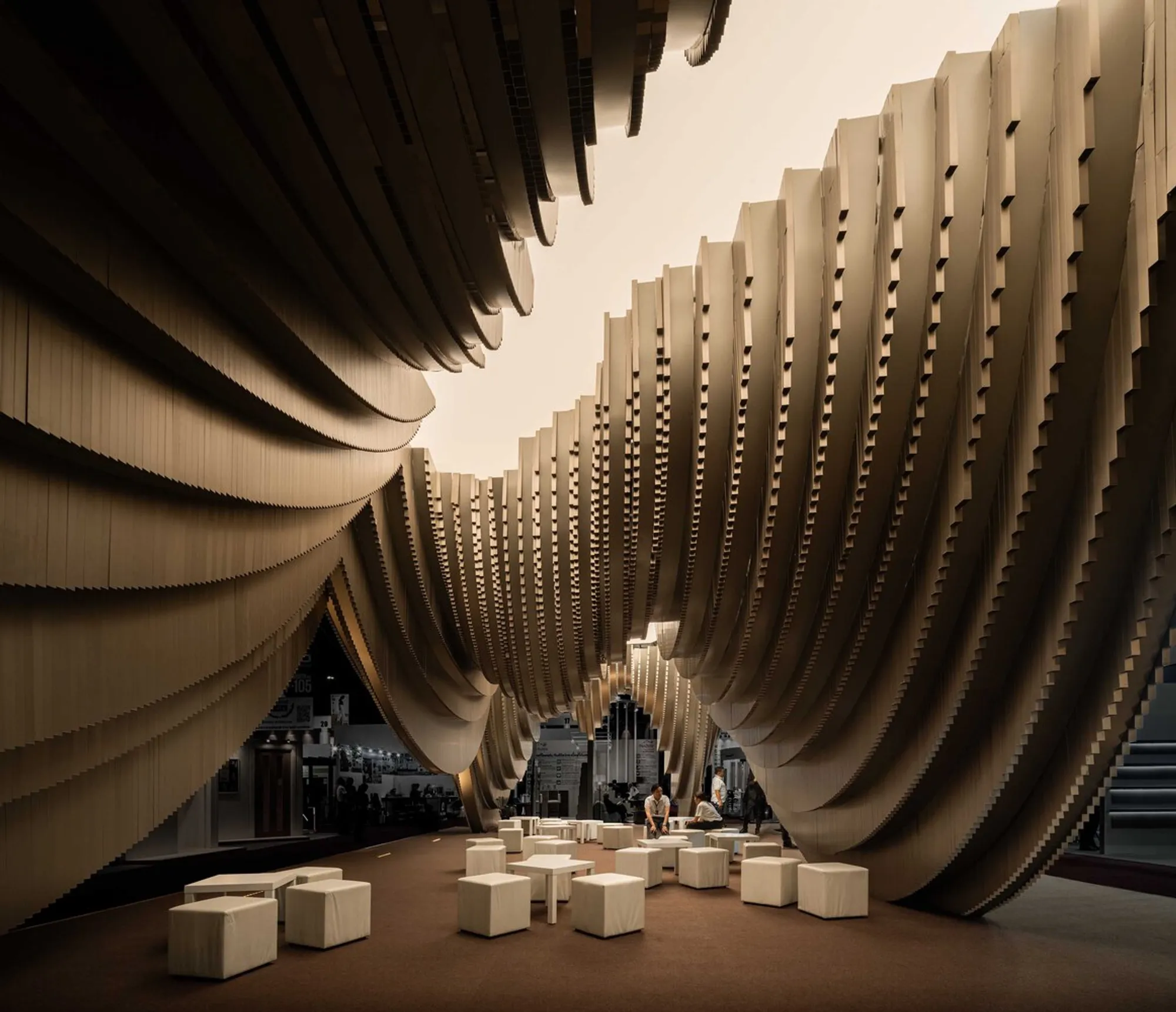 Aluminum Grotto and Public Ground Installation by HAS Design and Research in Bangkok