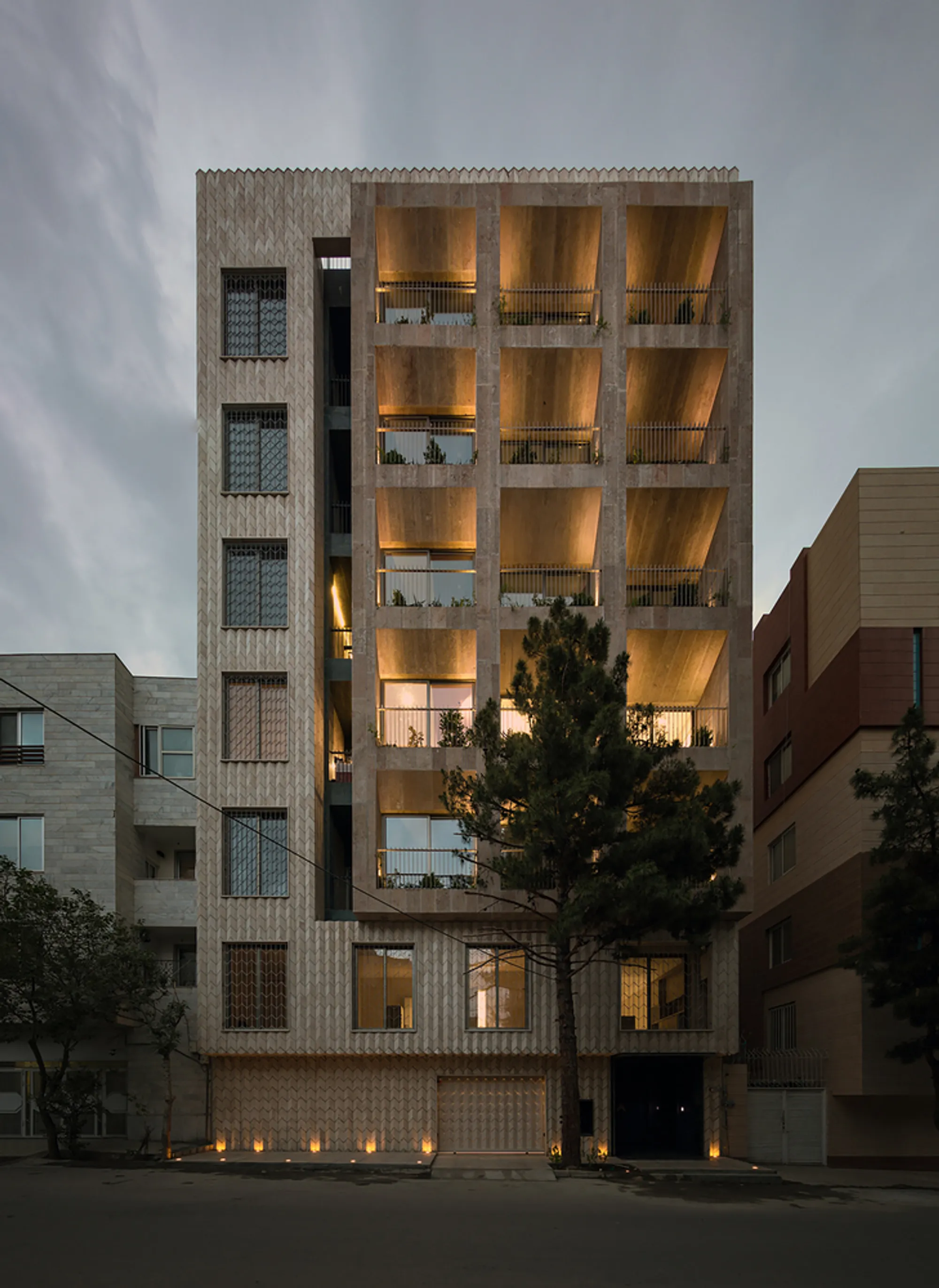 The Oblique Sunshine: Innovative Residential Architecture by Man Office in Mashhad, Iran