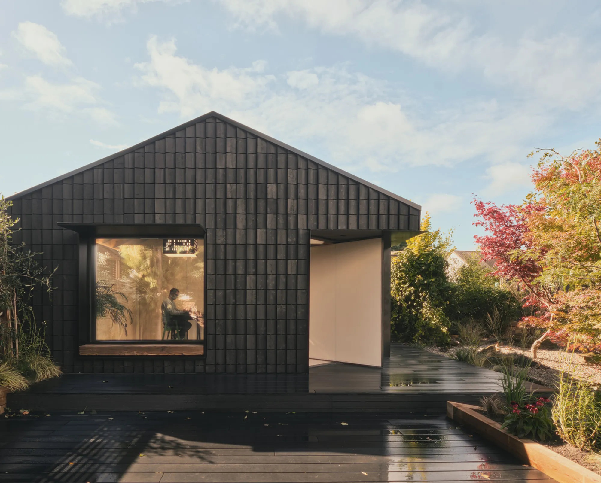 Dark Matter Home Studio by Hyperspace: A Sustainable Garden Studio Rooted in Nature and Circular Design