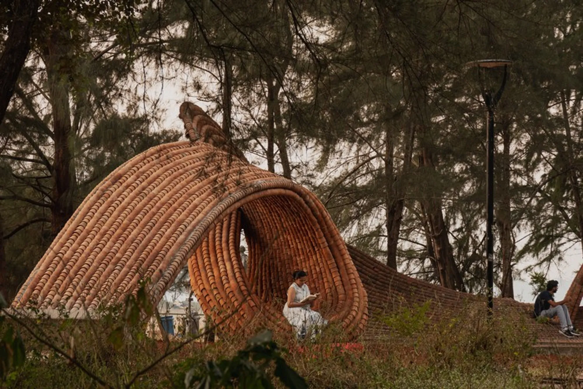 Kulhad Pavilion: Transforming Waste into a Catenary Structure of Shade, Memory, and Community