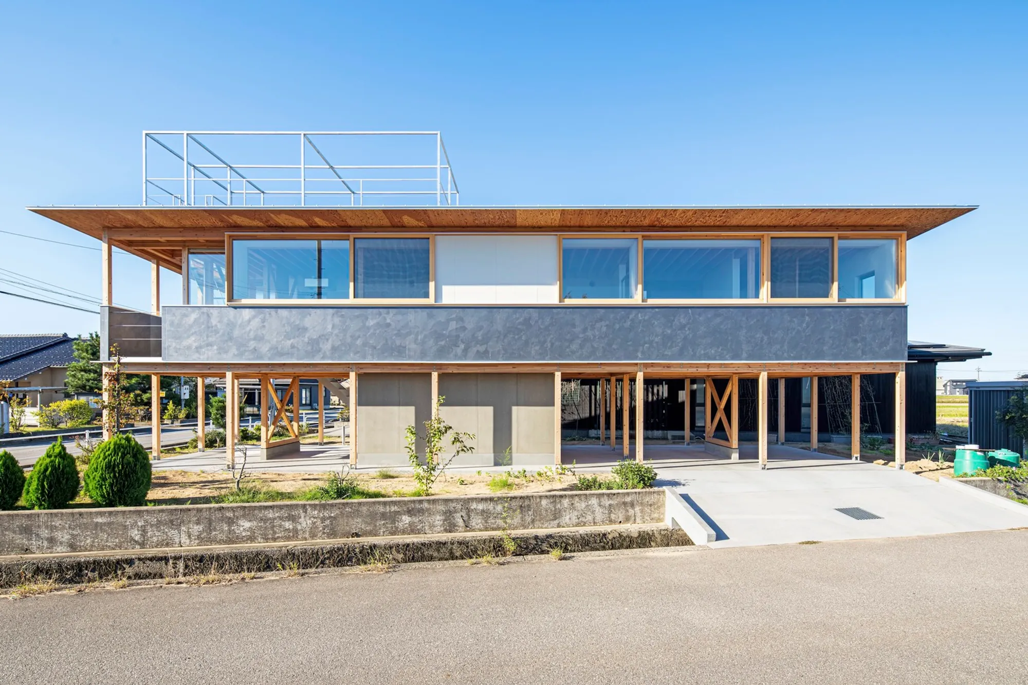 Nomino Takayuka House by Kazuto Nishi Architects: Harmonious Modern Living in Nomi, Japan