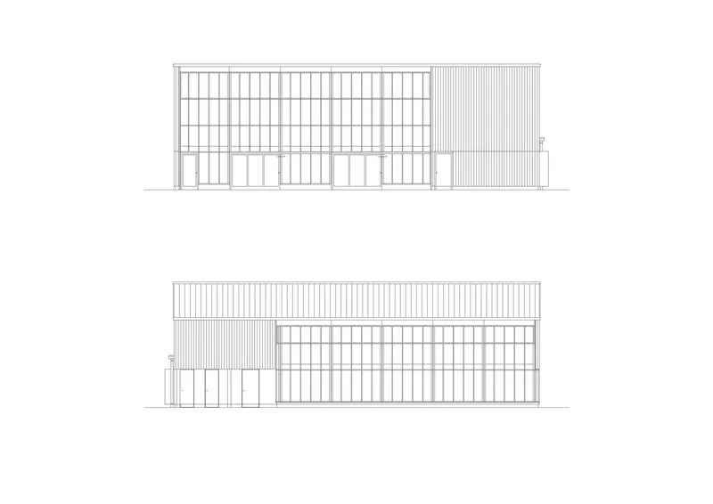 House of the Seasons elevations at 1:100