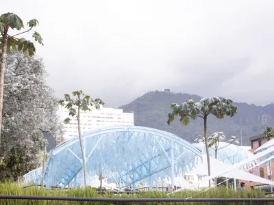 A Translucent Canopy Channels Bogotá's Lost River