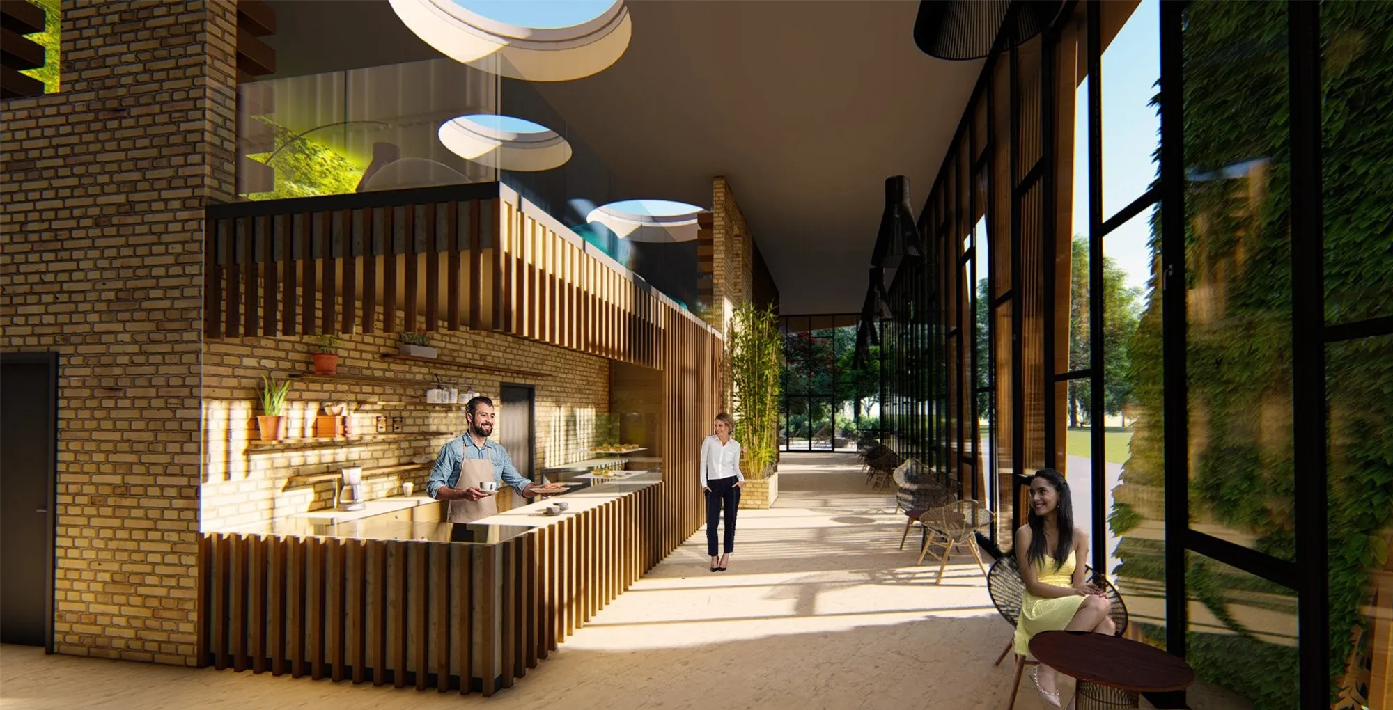 Lamela Café: A Biophilic Architecture Approach to Urban Café Design in Vienna