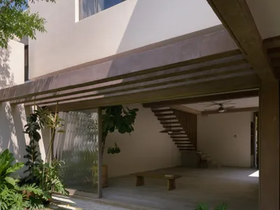 Paseo House of Cantera: Tropical Living in Block