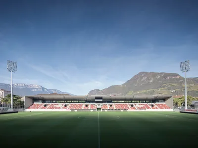 Revitalized Drusus Stadium in Bolzano: Modern Football Meets Historic Preservation