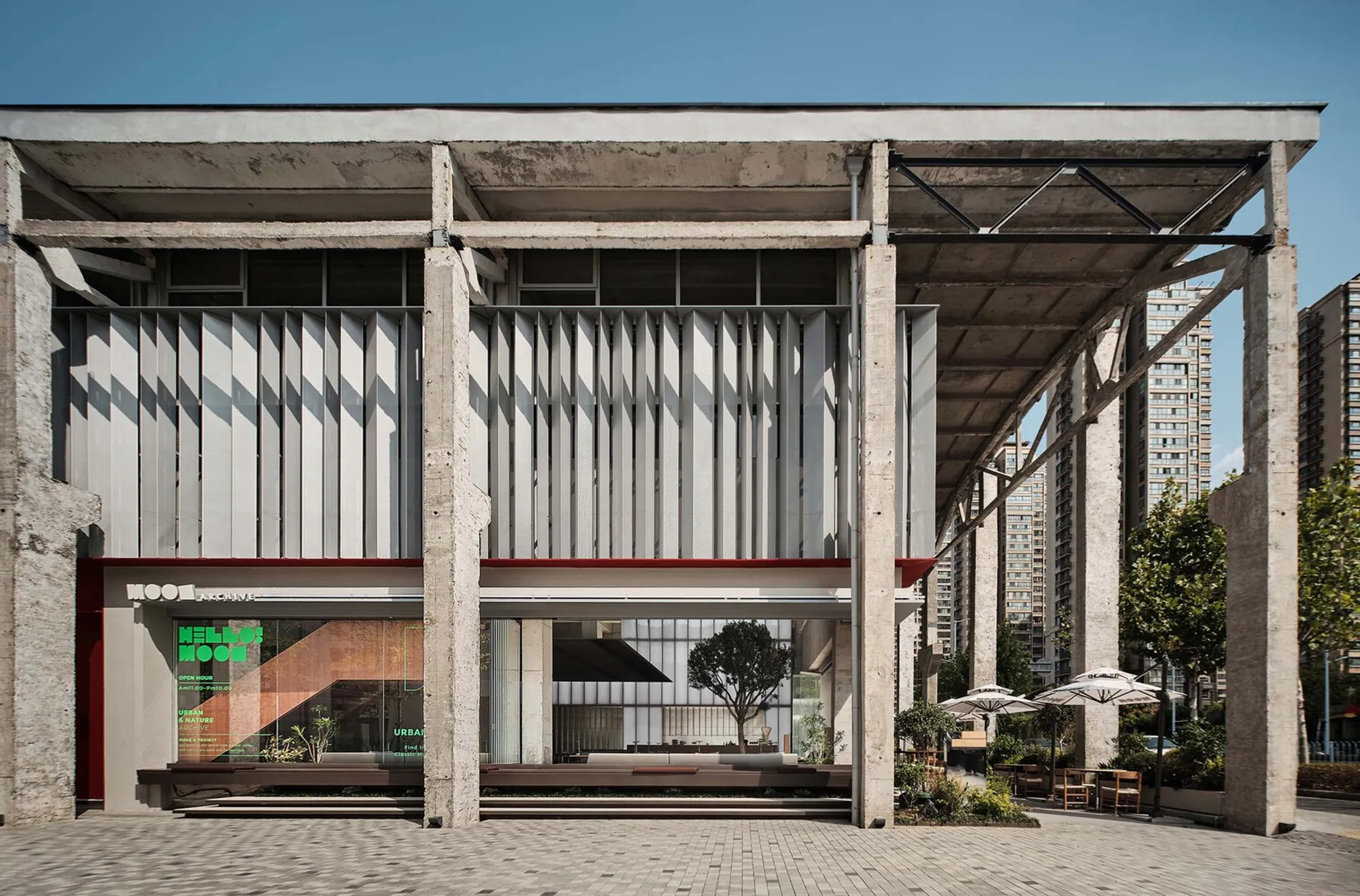 MOOI ARCHIVE Restaurant by TRIOSTUDIO: Adaptive Reuse and Nature-Integrated Dining in Nanjing