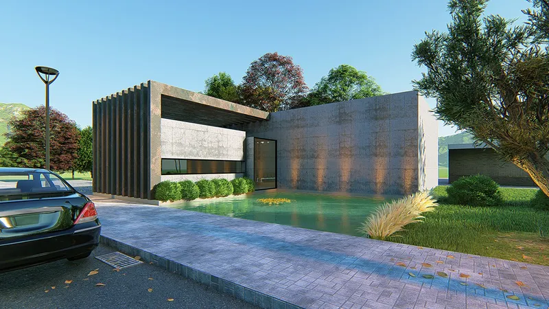 The Institute and the garden become one, with the trees and the columns forming an informal vertical landscape and allowing Friday prayers to spill outside Inside.