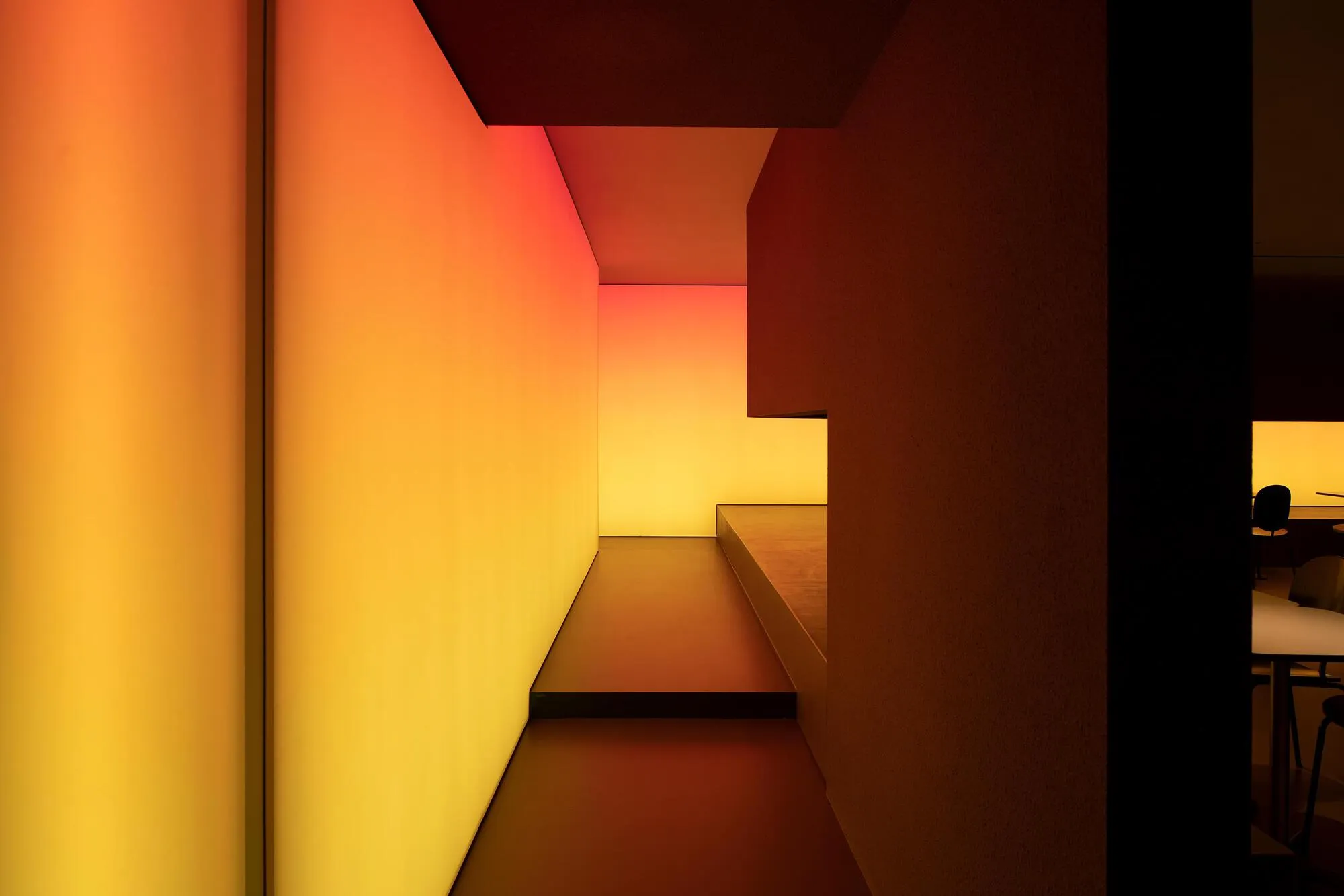 Design Studio BYO Carves a Glowing Cave for Zigbang's Windowless Gangnam Office